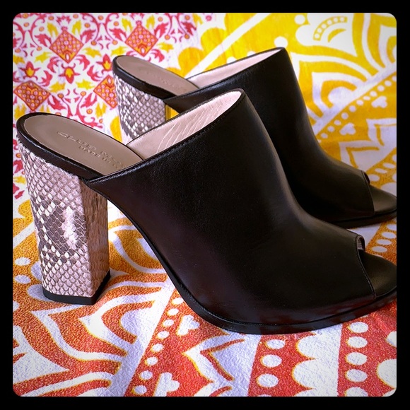 Club Monaco Shoes - NWT Club Monaco Mule Peep Toe Heels, 8.5